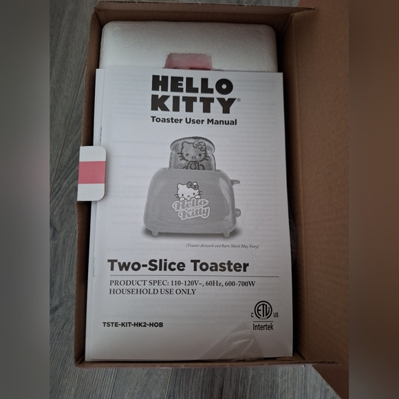 Hello Kitty Pink Kids Toaster BRAND NEW! - Picture 4 of 5